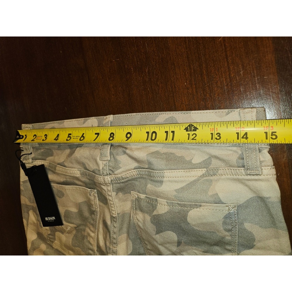 Hudson Nico Jeans Womens Tan Peyote Camo Mid Rise Straight Stretch Size 28 NWT - Picture 11 of 12